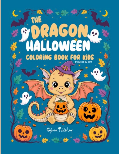The Dragon Halloween Coloring Book For Kids