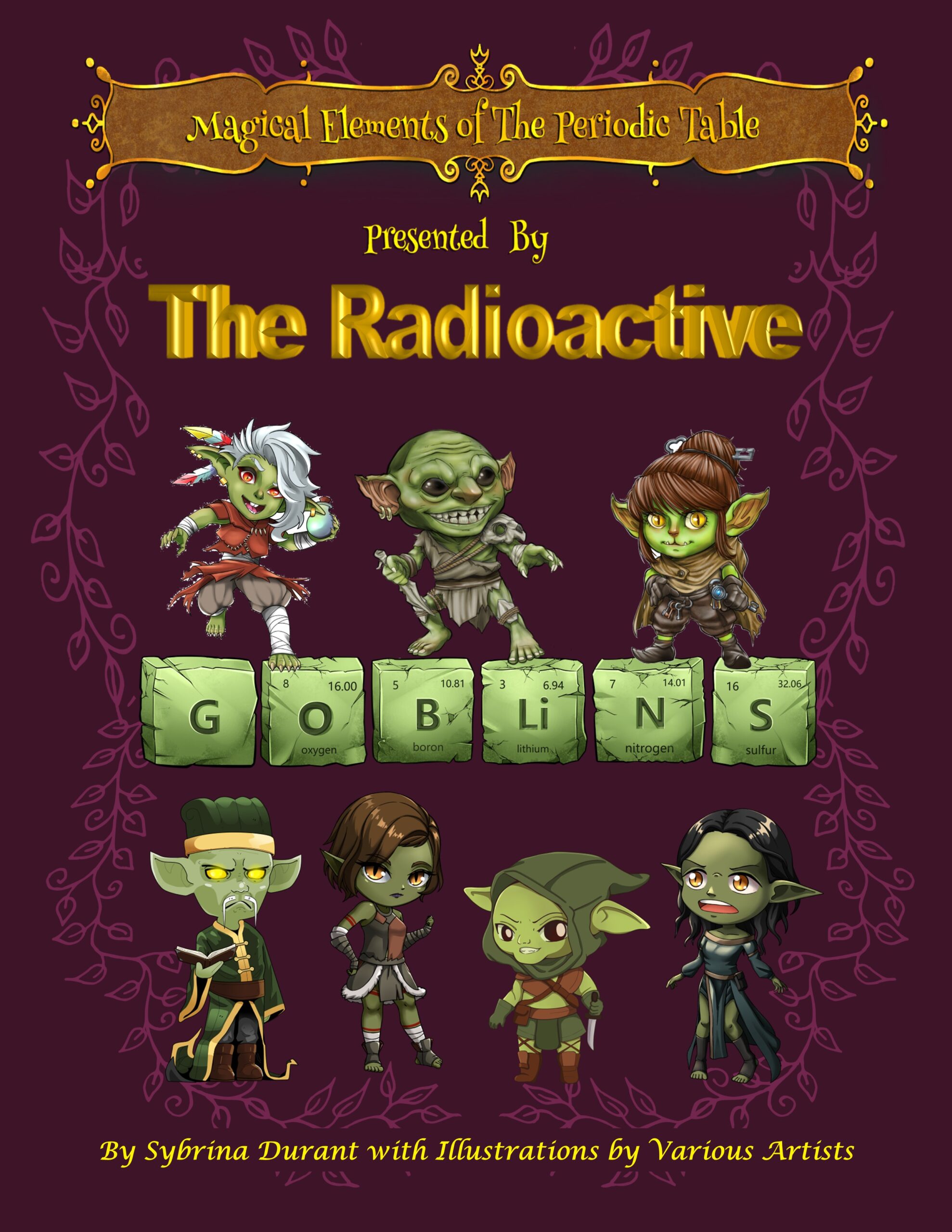 Front Cover For Radioactive Goblins Book