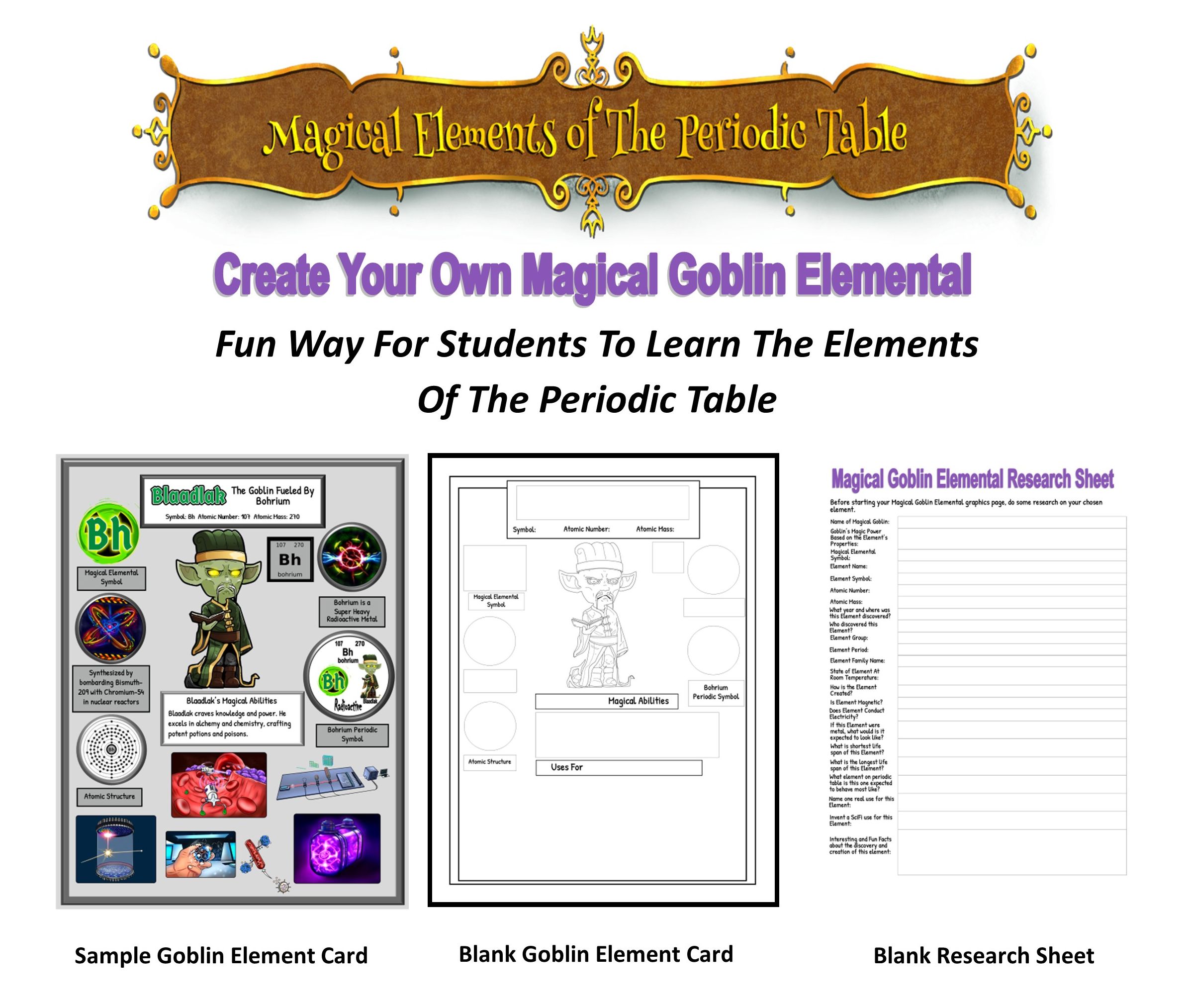 Magical Goblins Elements Instructions - ad